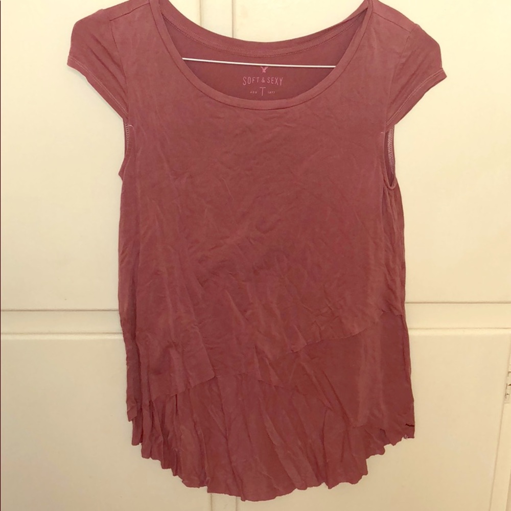 Pink American Eagle soft and sexy T